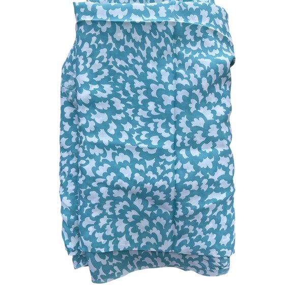 Vintage 1940-1950 Floral Striped Solid Fabric Lot of 13 Remnants - Picture 9 of 13